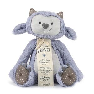 Demdac Growl Pal Bravery Giving Bear Stuffie Stuffed Animal Dragon